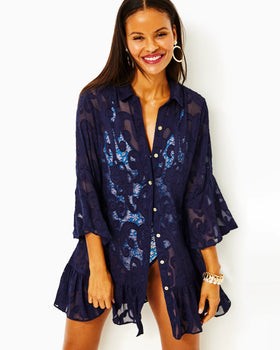 Linley Coverup - True Navy-Lilly Pulitzer