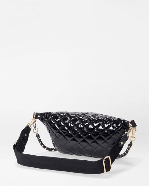 MZ Wallace Crosby Sling, Black Lacquer – Melly