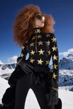 Goldbergh Lunaria Ski Pully, Black/ Gold-Goldbergh