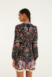 FARM Rio Marvelous Garden Mini Dress, Black-Farm Rio