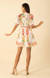 Alaiya Organza Dress, Ivory-Hale Bob
