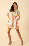 Alaiya Organza Dress, Ivory-Hale Bob