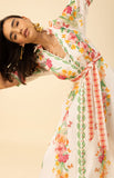 Hale Bob Alaiya Organza Maxi Dress, Ivory-Hale Bob