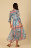 Hale Bob Halo Chiffon Maxi Dress, Pink-Hale Bob