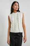 Alexis Sweater Vest, Ivory-Rails