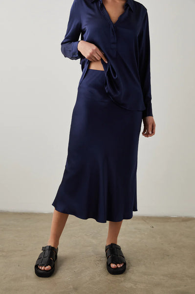 Anya Skirt, Navy-Rails