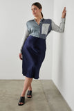 Anya Skirt, Navy-Rails