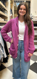 Chunky Cotton Lake Girl Cardi, Popsicle/ Cloud-GOGO Sweaters