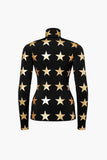 Goldbergh Lunaria Ski Pully, Black/ Gold-Goldbergh
