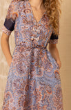 Hale Bob Aubrie Maxi Dress, Navy-Hale Bob