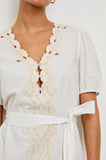 Tulip Dress, White-Rails