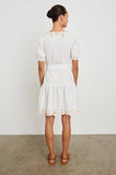 Tulip Dress, White-Rails