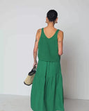 Esmeralda Skirt, Verdant Green-Nation LTD