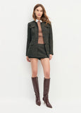 FD The Spencer Jacket, Mocha Plaid-Favorite Daughter