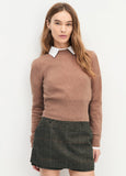 Favorite Daughter Elena Long Sleeve Sweater, Mocha-Favorite Daughter