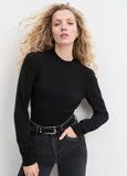 FD Elena Long Sleeve Sweater, Black-Favorite Daughter