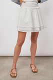 Addison Skirt, White-Rails