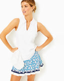 UPF 50+ Luxletic Martina Polo Top, Resort White-Lilly Pulitzer