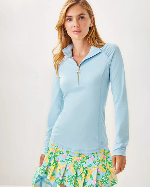 Justine Half Zip UPF 50+, Bluette-Lilly Pulitzer