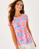 Etta Scoop Neck, Lil Sun Sea Sand Resort White-Lilly Pulitzer
