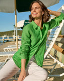 Sea View Button Down - Ivy Green X Chateau Green-Lilly Pulitzer