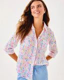 Sea View Button Down, Multi Summer Serenade-Lilly Pulitzer