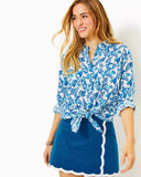 Sea View Button Down- Shell Collector Resort White-Lilly Pulitzer