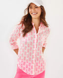 Sea view Button Down - Slice of Sunshine, Rousseau Pink-Lilly Pulitzer