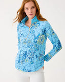 UPF 50+ Skipper Popover, Bellavue Blue-Lilly Pulitzer