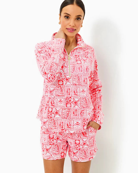 UPF 50+ Skipper Popover, Mizner Red Seaside Harbour-Lilly Pulitzer