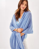 Lanelle Cashmere Wrap, Heathered Jacaranda Blaue-Lilly Pulitzer