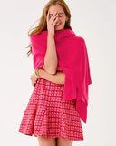 Lanelle Cashmere Wrap, Raspberry Rouge-Lilly Pulitzer