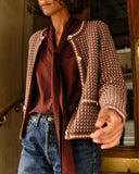 Cartolina Peggy Long Sleeve Top, Espresso-Cartolina