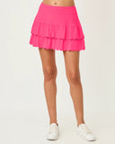 Miesha Scallop Skort UPF 50+, Lipstick Pink-Lilly Pulitzer
