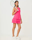 Miesha Scallop Skort UPF 50+, Lipstick Pink-Lilly Pulitzer