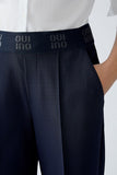 oui oui Banded Pant, Dark Navy-oui