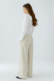 Oui Lacy Band Pant, Off White-oui