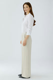 Oui Lacy Band Pant, Off White-oui