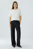 Oui Oui Band Pant, Black-oui