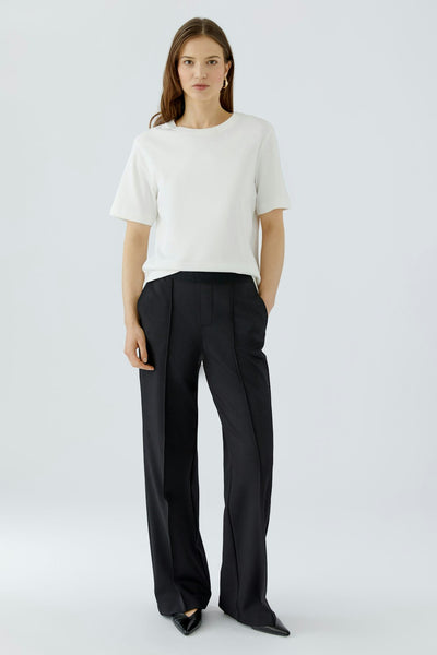 Oui Oui Band Pant, Black-oui