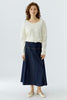 oui A-Line Skirt, Raw Denim-oui