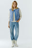 oui Reversible vest, Light Blue Green-oui