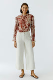 oui Wide Leg Jean, Off White-oui