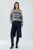 Multi Pullover, Lt Brown Blue