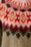 Fair Isle Sweater, Lt Brown Rose-oui
