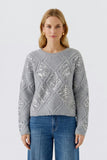 River Stone Sweater, Grey-oui