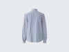 Tie Stripe Blouse, White/ Blue