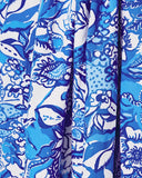 Haylan Cotton Dress - Blue Tang Flocking Fabulous-Lilly Pulitzer