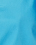 Klaudie Riffle Sleeve Cotton top - Lunar Blue-Lilly Pulitzer