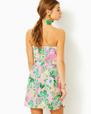 KYLO STRAPLESS SKIRTED ROMPER-VIA AMORE SPRITZER-Lilly Pulitzer